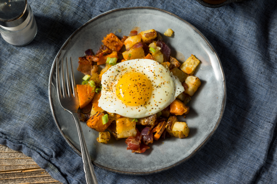 Eggs With Potato Hash