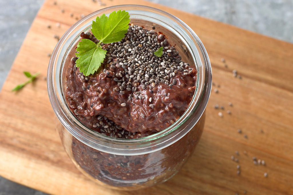 Choc Coconut Chia Pudding